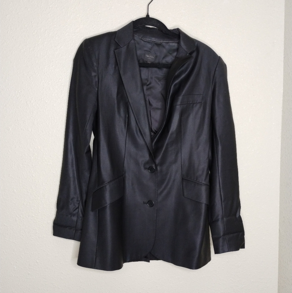 Talula Babaton Black Wool Two Button Blazer size 4